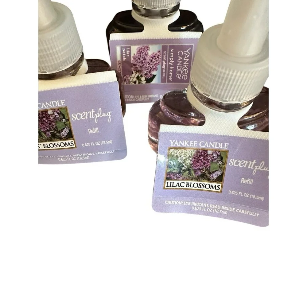 Yankee Candle Lilac Blossoms French Country Scent Plug‎ Diffuser Refills Lot NEW